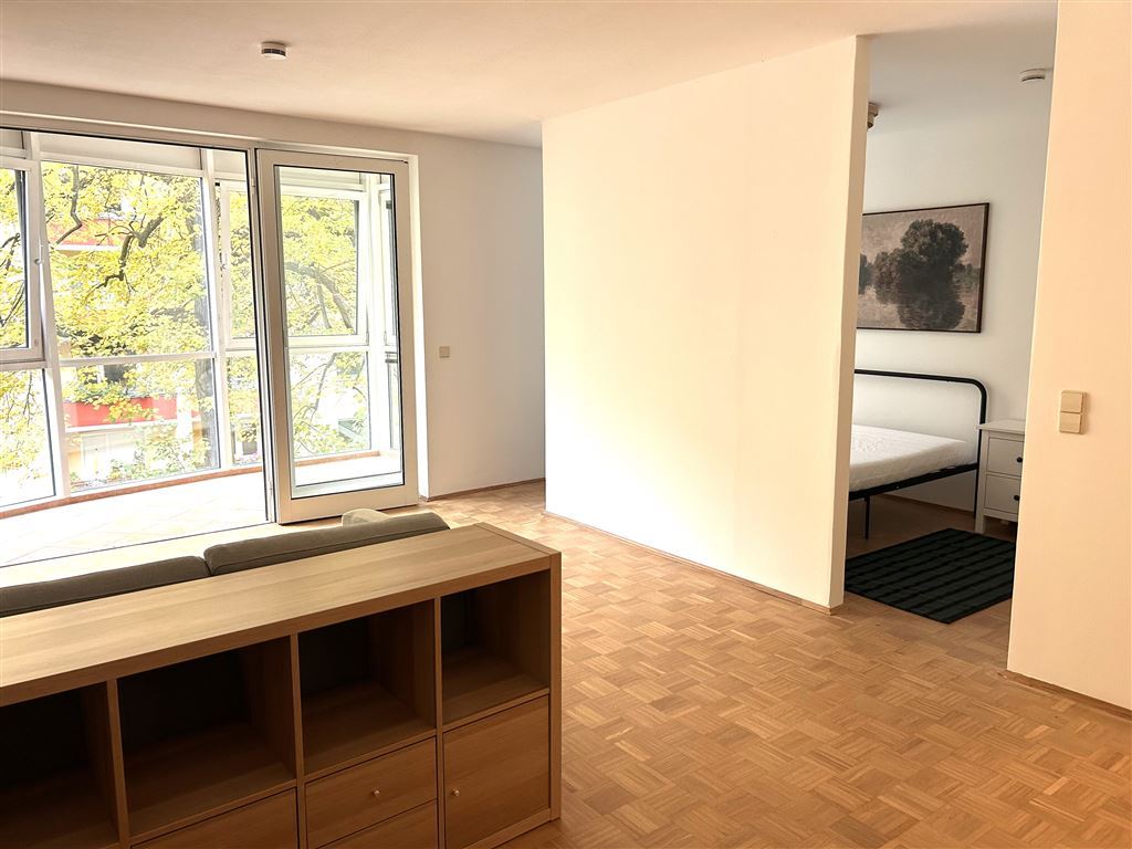 Wohnbereich Blick Schlafecke