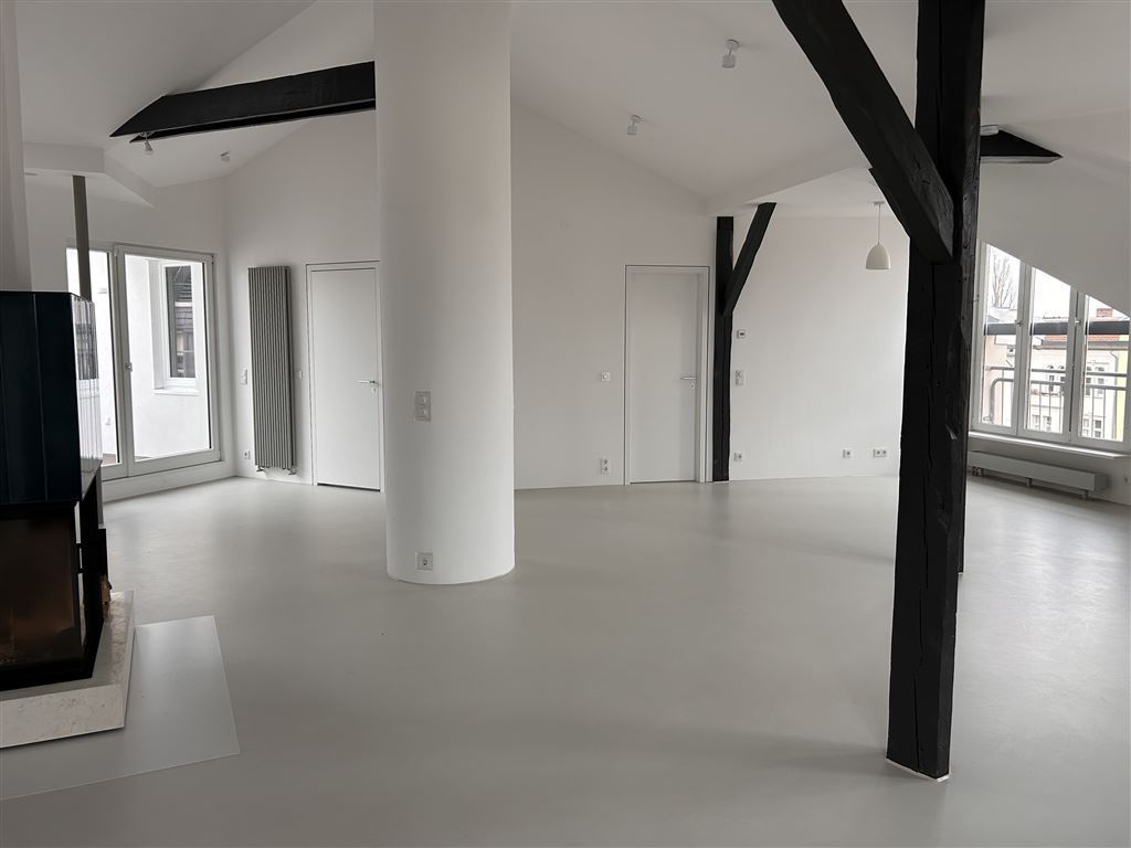 Offener Wohnbereich Blick hofseitig