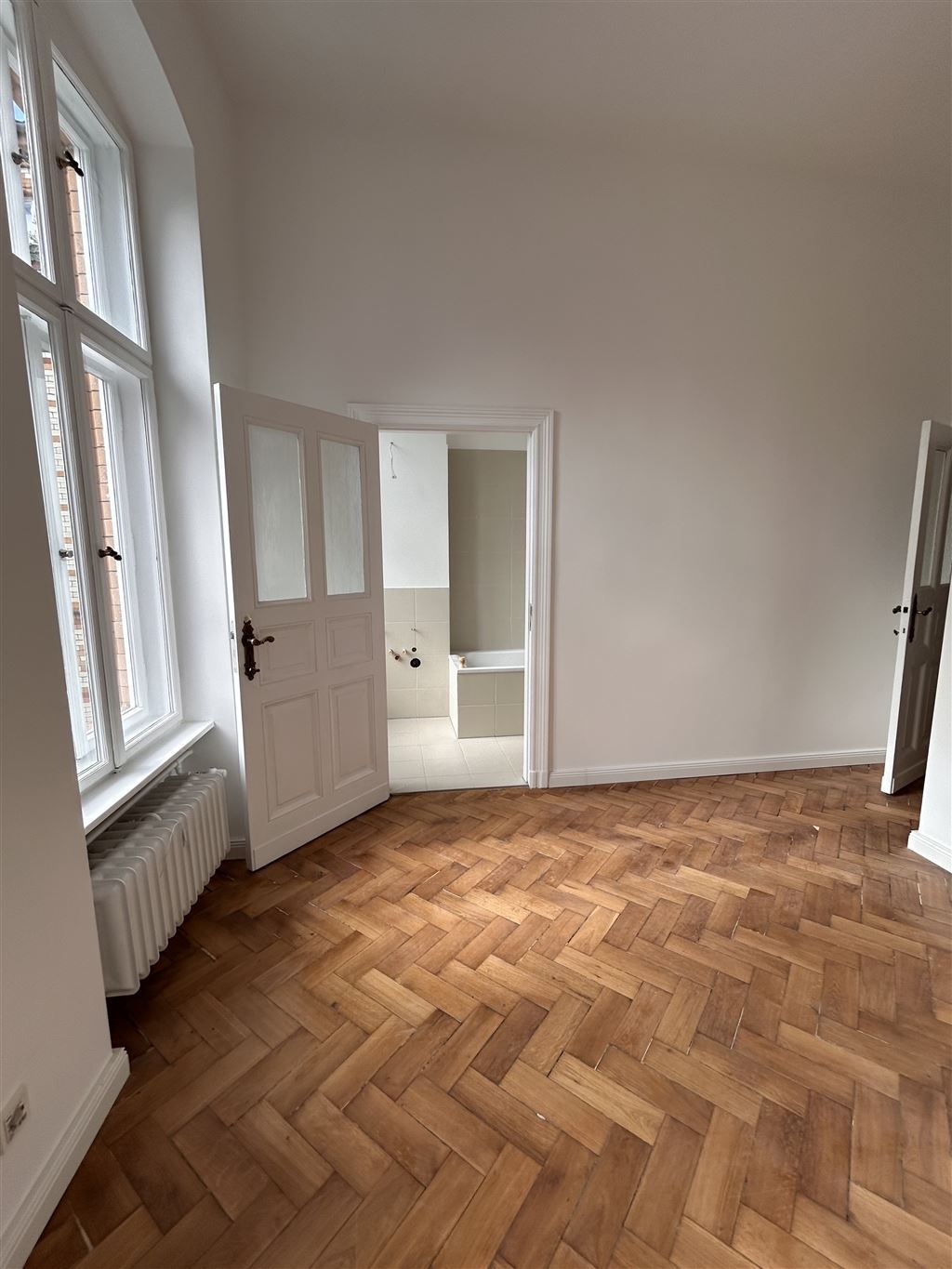 Schlafzimmer Blick Bad ensuite