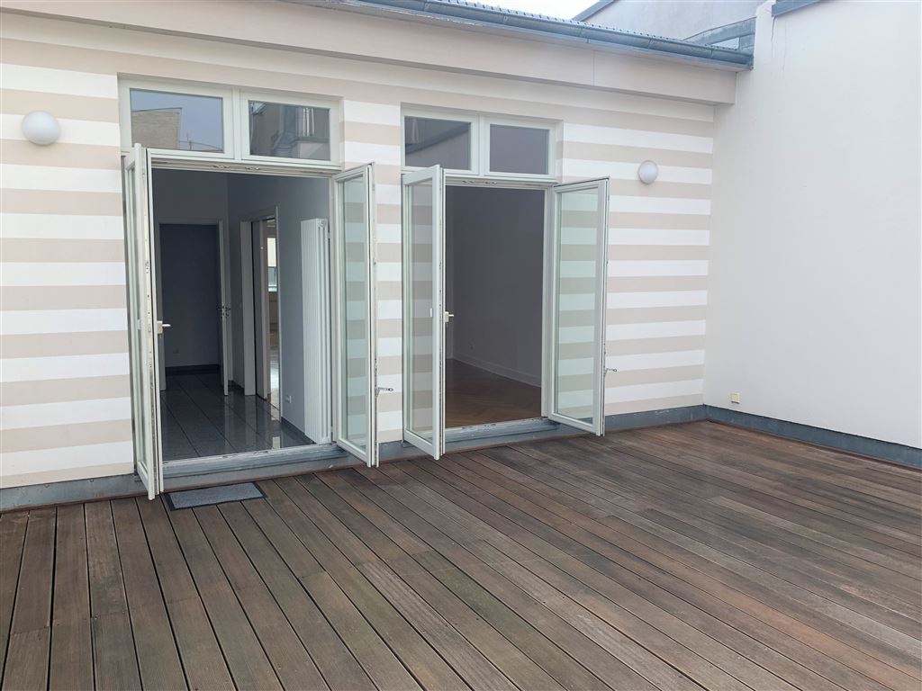 Terrasse Blick Wohnung