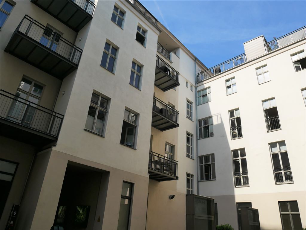 Blick Hof zur Wohnung