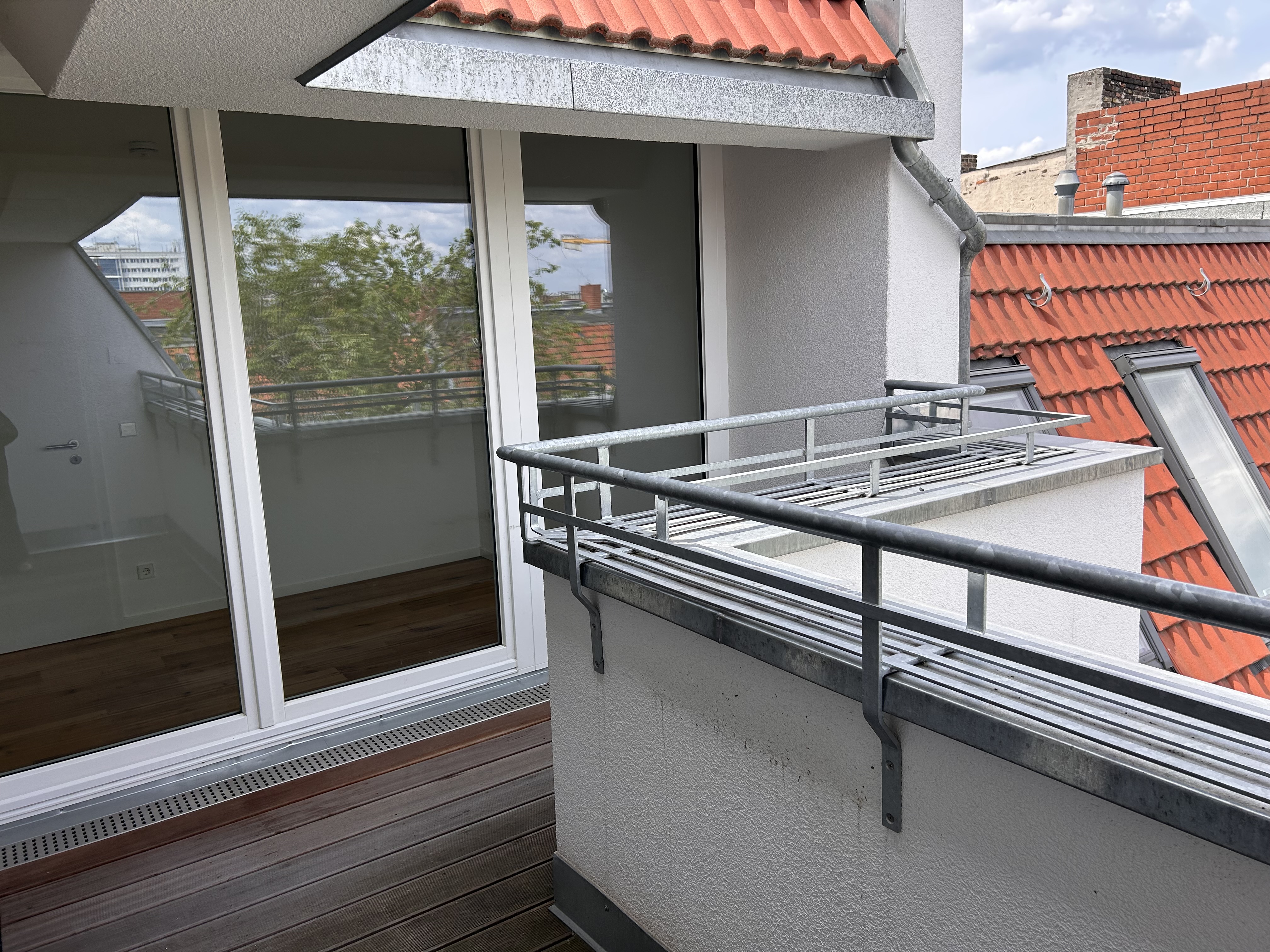 Terrasse Blick Hobbyraum