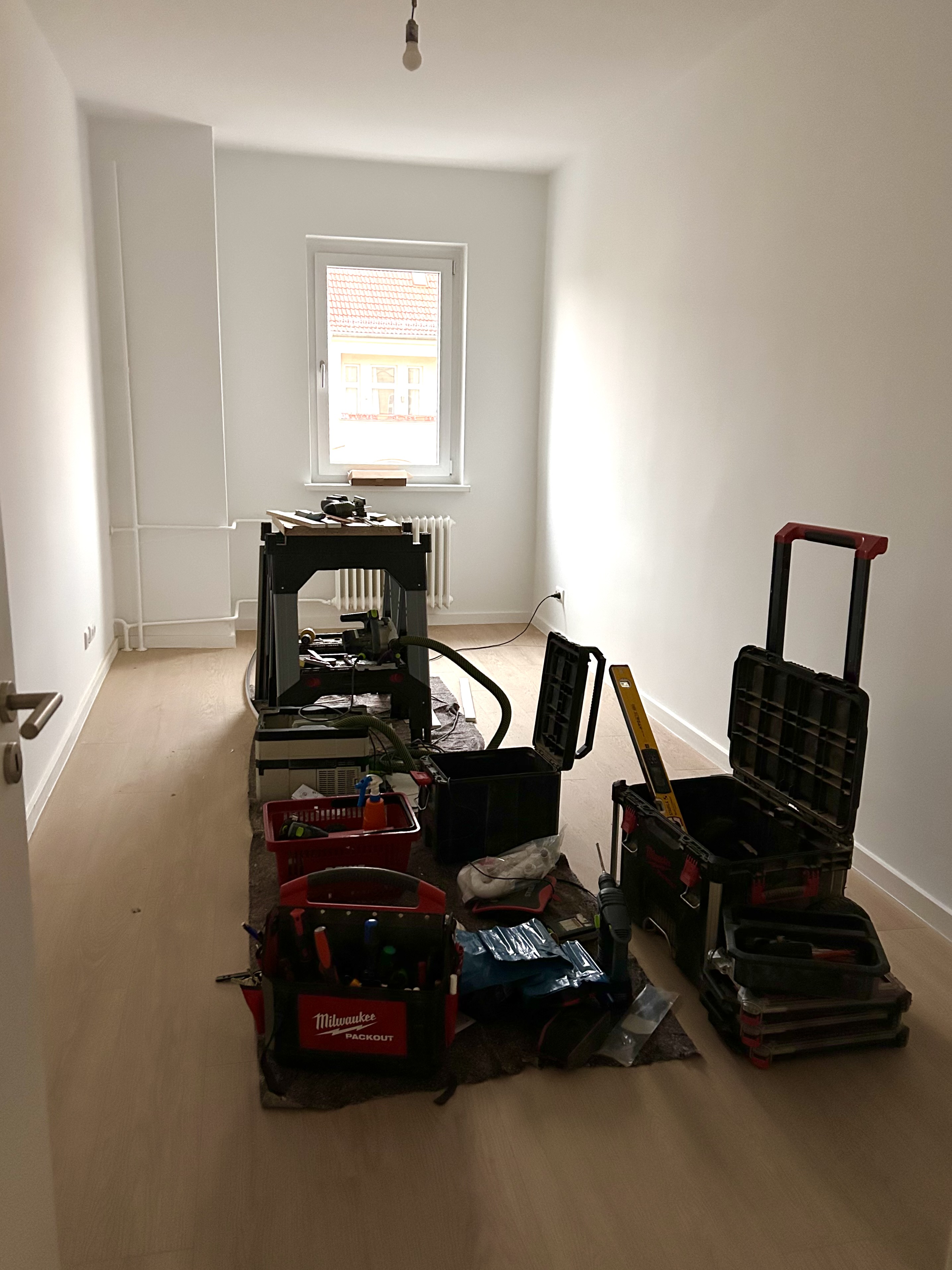 Kleinerer Raum nach vorne
